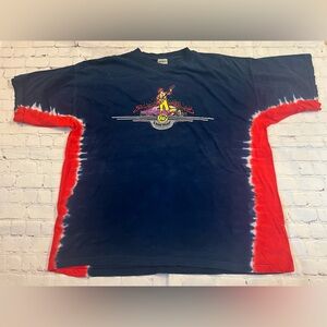 Vintage McDonald’s 2002 Cruise Night 10th Anniversary Tie-Dye Navy Tshirt sz XXL